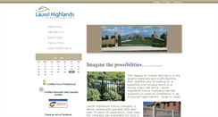 Desktop Screenshot of lhfence.com